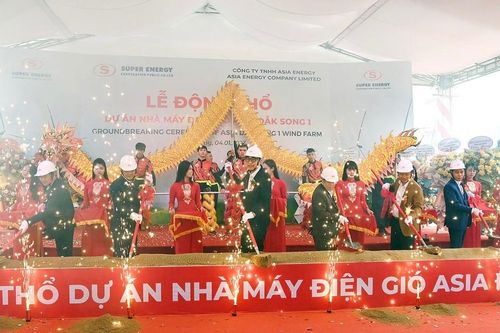 Lễ động thổ dự án nhà máy điện gió Asia Đắk Song 1