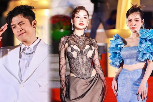 Thảm đỏ Ngôi Sao Xanh 2022: Chi Pu gây nhức mắt, Puka 'lơ đẹp' Gin Tuấn Kiệt