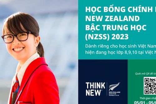 Nóng: Tái khởi động chương trình Học bổng Chính phủ New Zealand với 45 suất trị giá gần 6 tỷ đồng