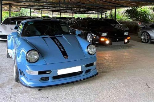 Porsche 930 Turbo độ RUF 'bị nhốt' vào garage nghìn tỷ của Qua Vũ