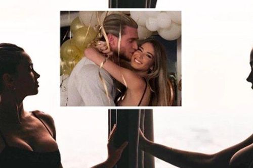 CĐM phát ghen với Karius sau khi bạn gái khoe đường cong