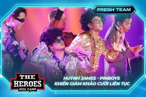 Huỳnh James - Pinboys hóa 'dân chơi disco', khiến ban giám khảo cười từ đầu tới cuối