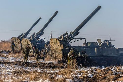 Video Nga dùng súng cối 'Tulip thép' phô diễn sức mạnh ở Ukraine