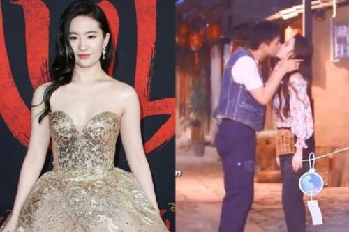 Khán giả sốc khi thấy hình ảnh Lưu Diệc Phi hôn đắm đuối trai lạ trên phố