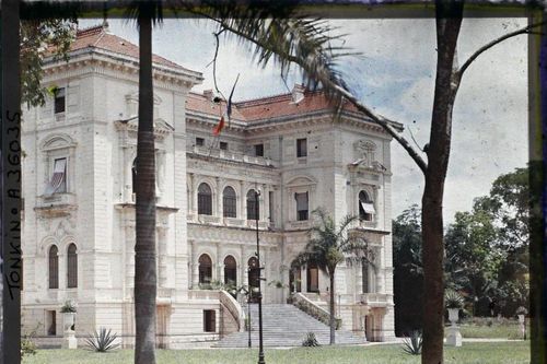 Hình màu cực hiếm về khung cảnh Hà Nội năm 1921