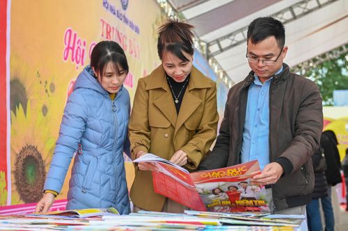 Báo Giáo dục & Thời đại tham gia trưng bày tại Hội báo Xuân tỉnh Điện Biên