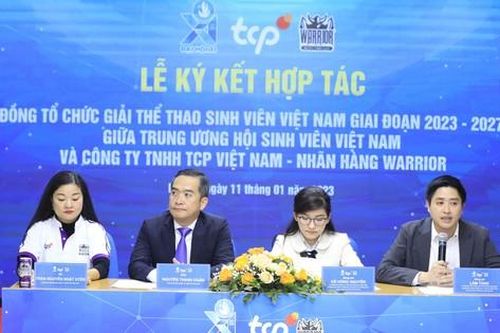 TCP Việt Nam đồng hành cùng Giải thể thao sinh viên VUG giai đoạn 2023 -2027
