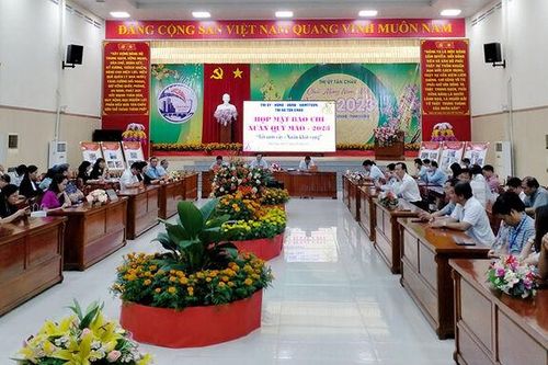 Mong các cơ quan báo chí tiếp tục đồng hành với TX. Tân Châu trong thời gian tới