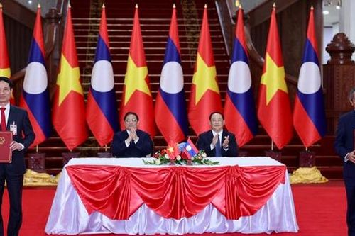 Chính thức thiết lập quan hệ Đối tác số Việt Nam-Lào