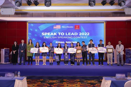 Học sinh THPT chuyên Nghệ An vô địch cuộc thi 'Speak to Lead'
