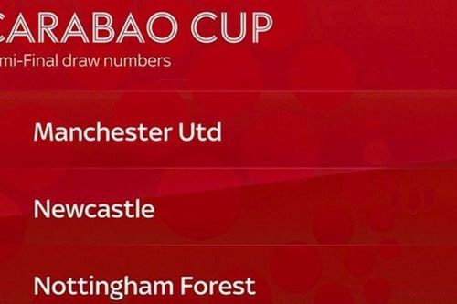 Bốc thăm bán kết League Cup: MU đối đầu Nottingham