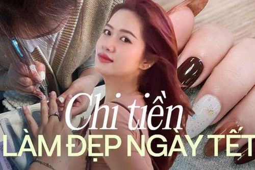 Đặt trước cả tháng, chờ đến nửa đêm để làm móng, làm tóc ăn Tết