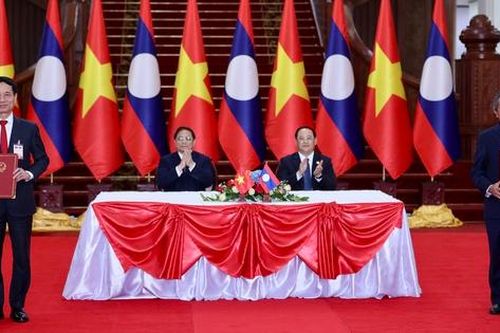 Việt Nam - Lào chính thức thiết lập quan hệ Đối tác số