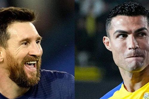 Messi san bằng thành tích ghi bàn của Ronaldo