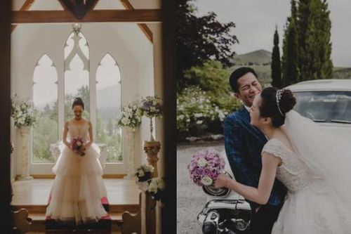 Đám cưới siêu tối giản kết hợp '4 trong 1' tại New Zealand