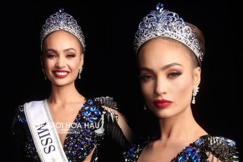 Bộ ảnh hậu đăng quang của tân Hoa hậu Hoàn vũ 2022: Đen huyền bí - đẹp quyền lực