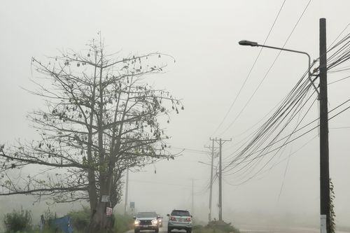 Cần Thơ sương mù dày đặc bất thường