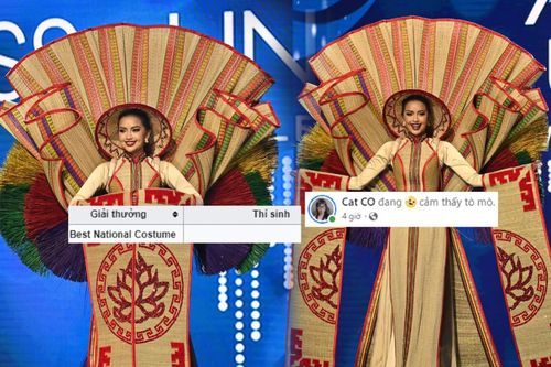Miss Universe chưa công bố giải thưởng Best National Cotsume, cha đẻ Chiếu Cà Mau đã lên tiếng