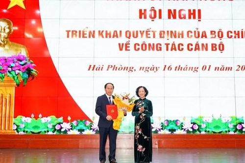 Hải Phòng có tân Bí thư Thành ủy