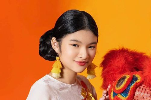 Con gái Trương Ngọc Ánh diện áo dài Tết: Fan suýt soa khen Hoa hậu tương lai
