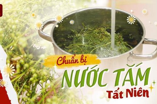 Chuẩn bị nước tắm tất niên