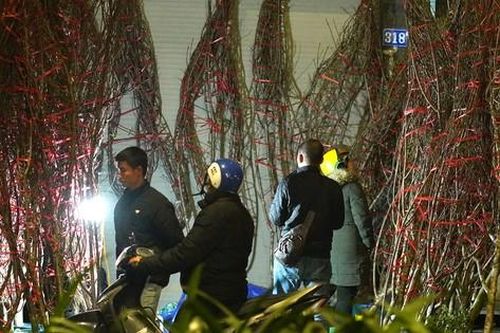 Chợ hoa Lạc Long Quân tấp nập kẻ bán người mua tận nửa đêm