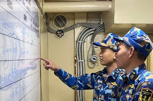 Lính Hải quân đón Tết trên biển