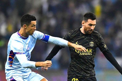 Ronaldo ghi nhiều bàn hơn Messi trong trận giao hữu ở Ả Rập Xê Út