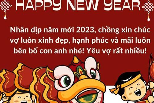 Lời chúc Tết Quý Mão 2023 hay tặng vợ, chồng, người yêu