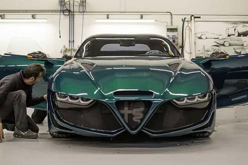 Ngắm chi tiết Alfa Romeo Giulia SWB Zagato độc nhất thế giới