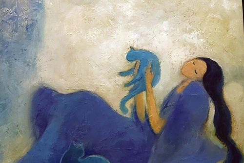 Ơ kìa… 'Mèo du Xuân'
