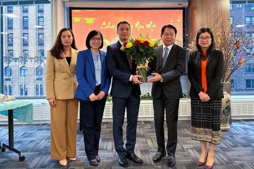 Phái đoàn Lào tại LHQ chúc mừng Việt Nam nhân dịp Tết Nguyên đán Quý Mão 2023