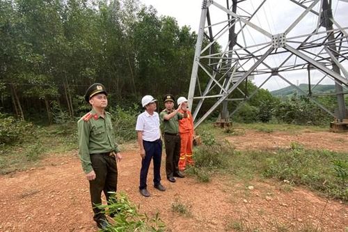 PTC3 phối hợp công an đảm bảo an toàn lưới điện dịp Tết Nguyên đán