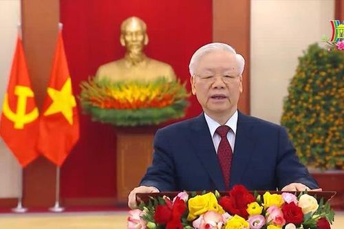 Tổng Bí thư Nguyễn Phú Trọng chúc Tết đồng bào, đồng chí và chiến sĩ cả nước