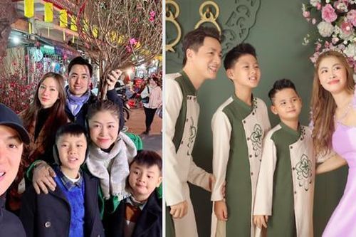 Về Hà Nội dạo 36 phố phường, gia đình Đăng Khôi - Thủy Anh gây chú ý với biểu cảm của cậu út