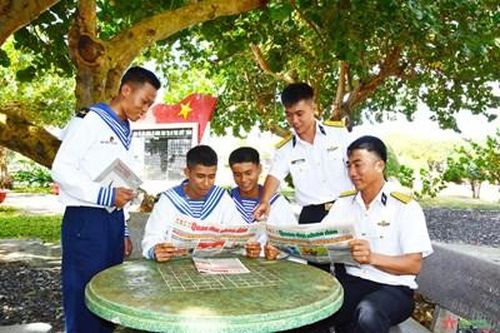 Lời chúc mừng năm mới từ quần đảo Trường Sa