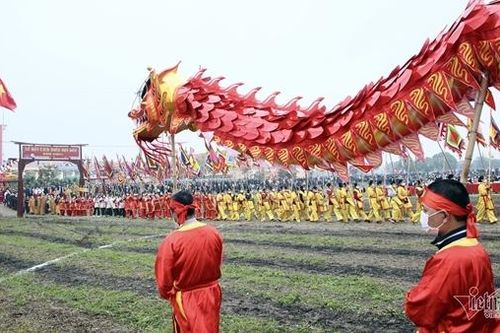 Rộn ràng trống Đọi ngày xuân