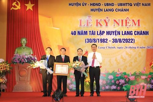 Quyết tâm, nỗ lực xây dựng Lang Chánh phát triển vững mạnh, toàn diện