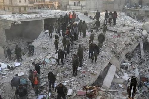 Sập nhà chung cư ở Syria khiến 13 người thiệt mạng