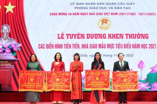 Ngành giáo dục quận Cầu Giấy sẽ tiếp tục vươn xa