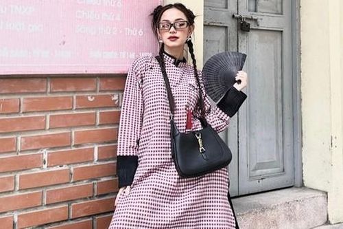 Người yêu của Binz, Châu Bùi hóa thành 'nàng thơ' diện áo dài 'chất lừ' những ngày Tết 2023