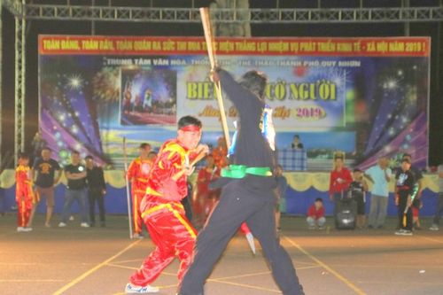 Cờ người - khi cờ và võ cùng thăng hoa