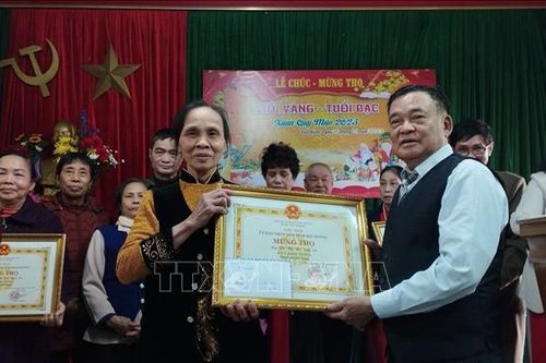 Nét đẹp chúc thọ, mừng thọ đầu xuân