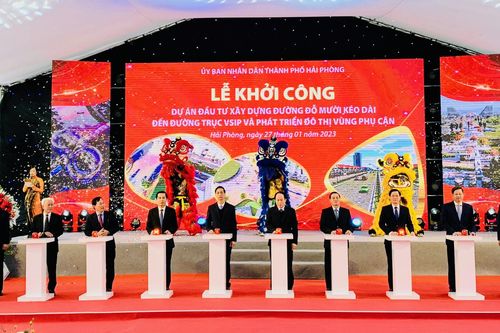 Hải Phòng đầu tư hơn 1.000 tỷ đồng khởi công xây dựng đường Đỗ Mười kéo dài