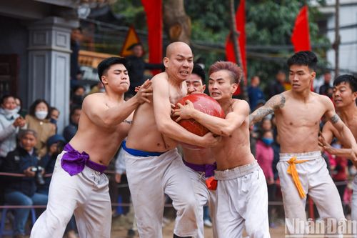 Hội vật cầu làng Thúy Lĩnh: Sống lại tinh thần thượng võ