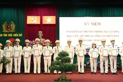 Công an Thừa Thiên Huế kỷ niệm 75 năm Ngày truyền thống lực lượng hậu cần - kỹ thuật CAND