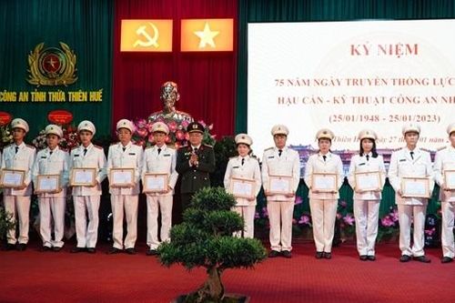 Công an Thừa Thiên-Huế kỷ niệm 75 năm Ngày truyền thống lực lượng Hậu cần - Kỹ thuật CAND