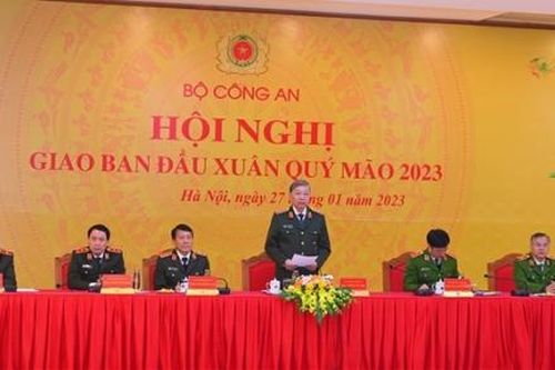 Bộ trưởng Công an chủ trì hội nghị về bảo đảm an ninh, trật tự