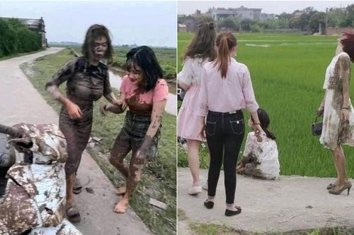 Gái xinh có pha chúc Tết 'đi vào lòng đất' khiến dân tình vừa thương vừa buồn cười