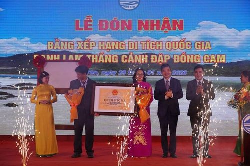 Phú Yên đón nhận Bằng xếp hạng Di tích quốc gia Danh lam thắng cảnh Đập Đồng Cam
